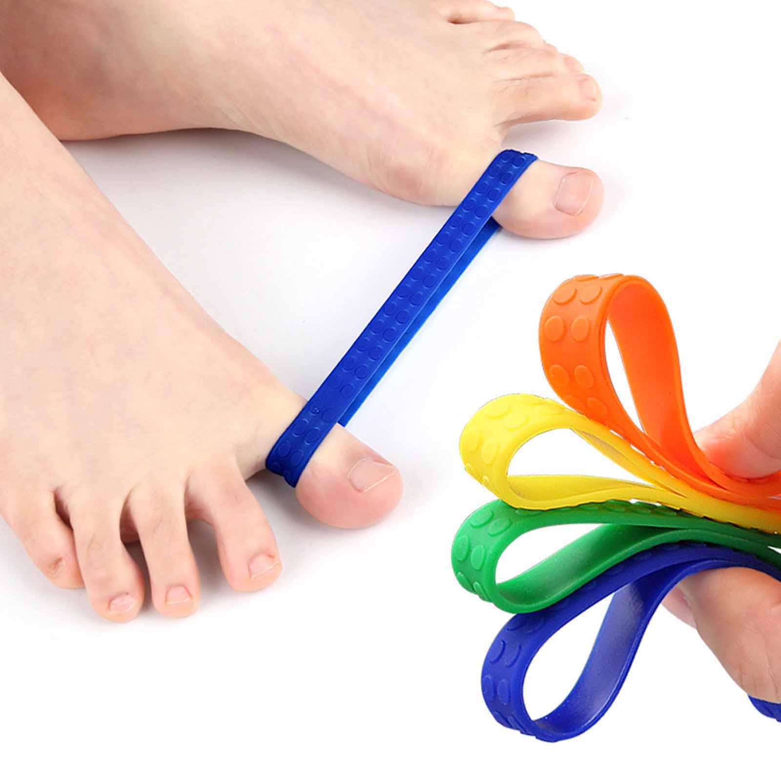 Silicone Band Women - 高品質なシリコン製つま先セパレーター付きエクササイズバンド。外反母趾の矯正に最適。