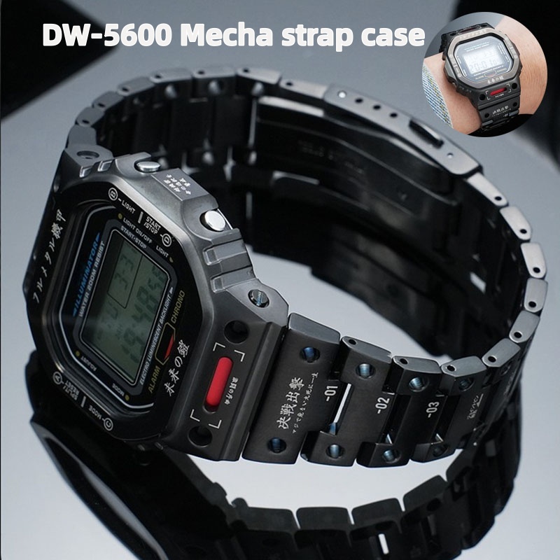 DW5600 メックウォリアーケース + ストラップ カシオ - Casio Watch G-Shock Dw-5600 のレビューと価格