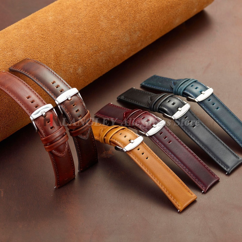 ヴィンテージ本物の牛革時計バンドストラップ DW用 ブラウン - Suede Strap Watch のレビューと価格
