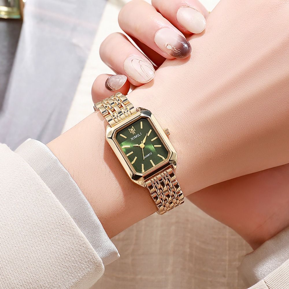 ファッションステンレススチールクォーツ腕時計 クォーツ折りた - Canvas Strap Watch のレビューと価格