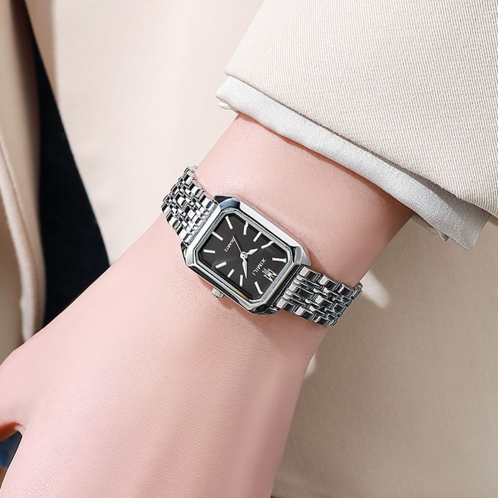 ファッションステンレススチールクォーツ腕時計 クォーツ折りた - Canvas Strap Watch のレビューと価格