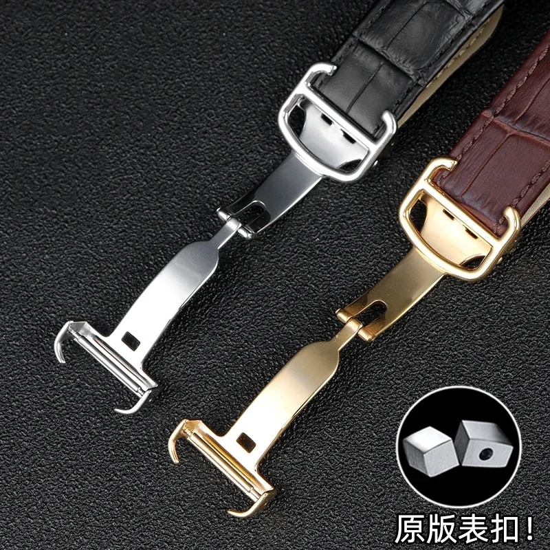 時計バンド本革時計ストラップ 22/23/24/25 ミリメ - Cartier Watch Tank のレビューと価格