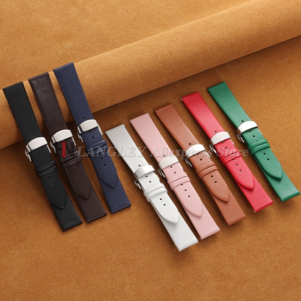 12/14/16/18/19/20/21/22 ミリメートル - Suede Strap Watch のレビューと価格