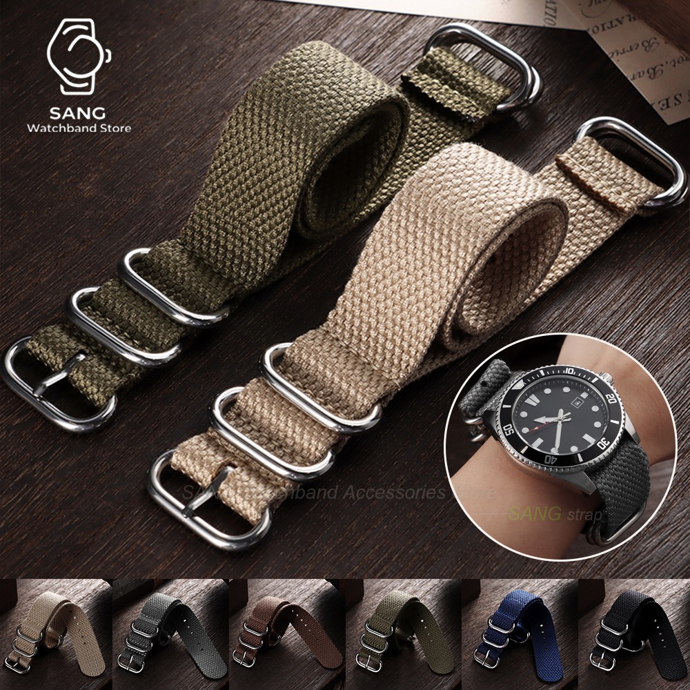 20mm、22mm。パーソン製、オメガ製、サムスン製。コット - Perlon Strap Woven のレビューと価格