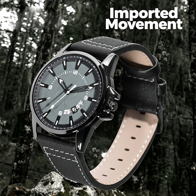 メンズ 学生用 クォーツ腕時計 30M防水 PUレザーストラ - Leather Watch Band Men のレビューと価格